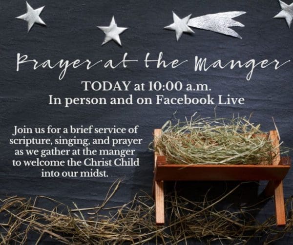 Prayer at the Manger - Brief Prayer Service with Carols Image